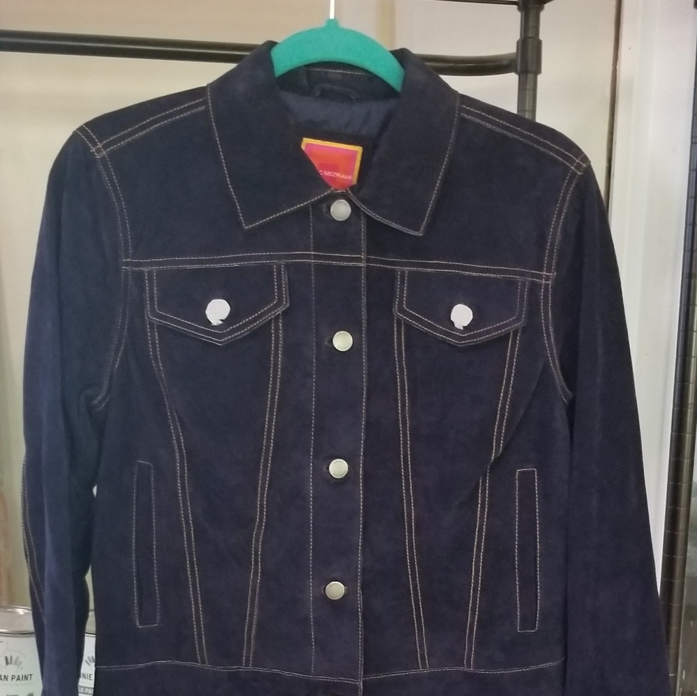 Issac Mizrahi Genuine Leather Jacket